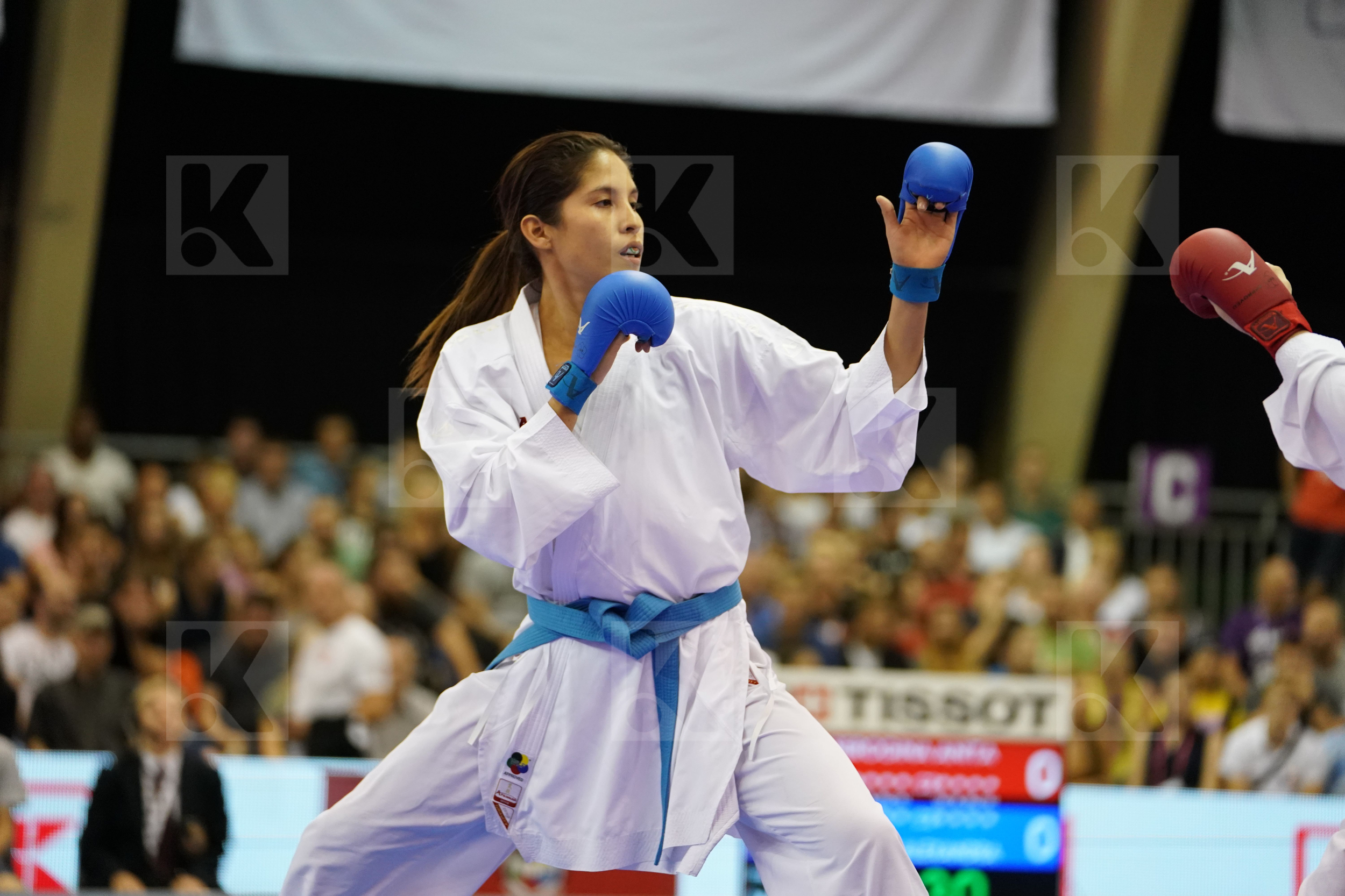Female Kumite -61kg Gold match Grande Alexandra Peru Serogina Anita Ukraine